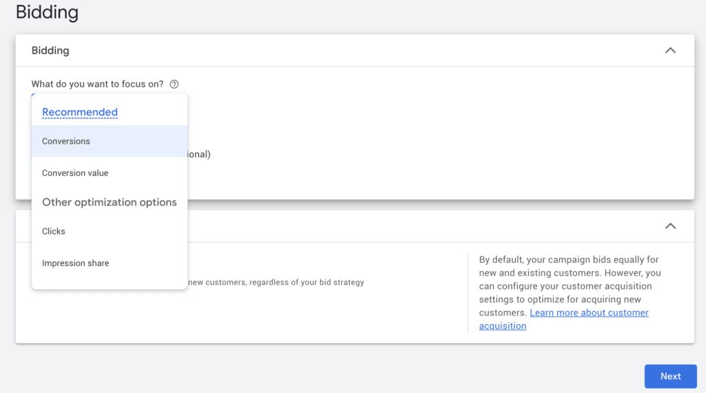 Google Ad Bidding Strategy